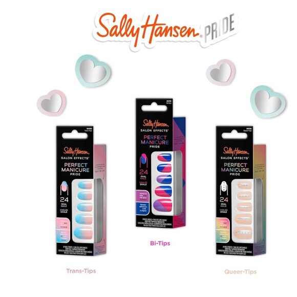 Sally Hansen Salon Effects Perfect Manicure PRIDE * Trans-Tips OV750 - Picture 4 of 8